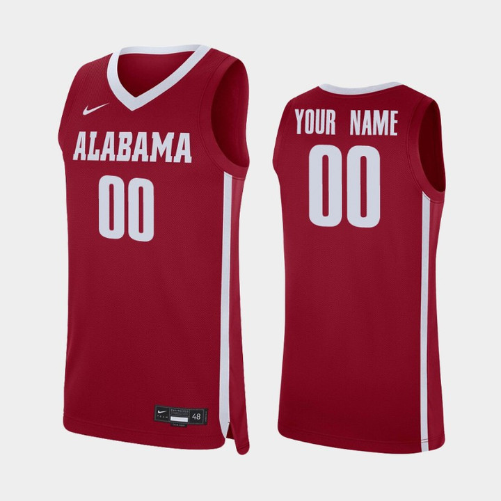 Alabama Crimson Tide Custom Crimson Replica Youth's College Basketball Jersey