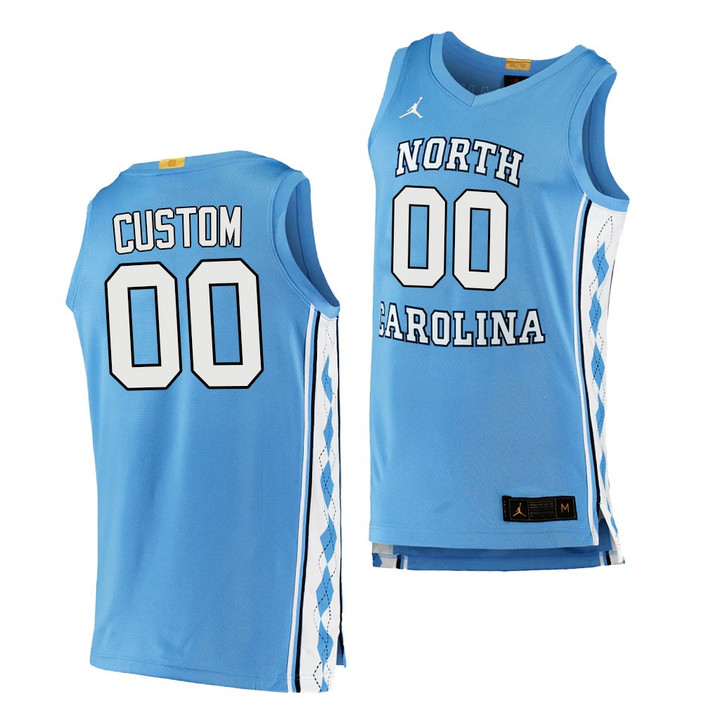Custom Unc Basketball Jersey, Youth North Carolina Tar Heels Custom Blue  College Basketball Jersey