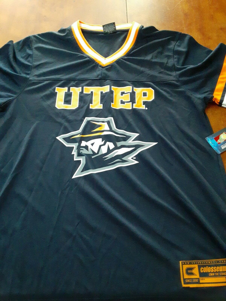 Custom UTEP MINERS NCAA BY Colosseum ATHLETICS COLLEGE Jersey - Youth