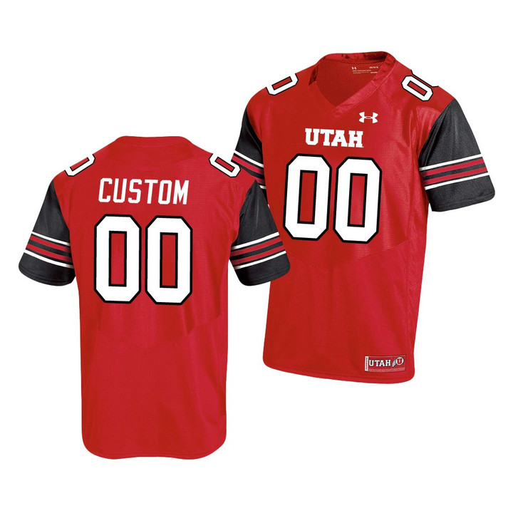 Utah Utes Custom Red College Football Jersey Youth