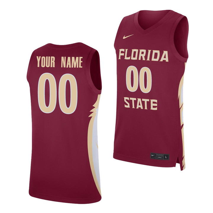 Youth Florida State Seminoles Custom Garnet Replica College Basketball Jersey