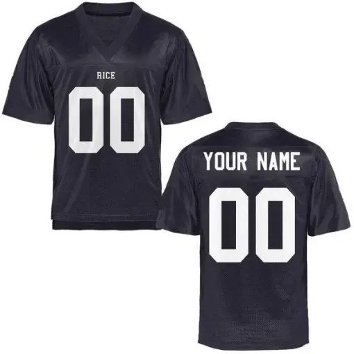 YOUTH RICE OWLS STYLE CUSTOMIZABLE FOOTBALL JERSEY