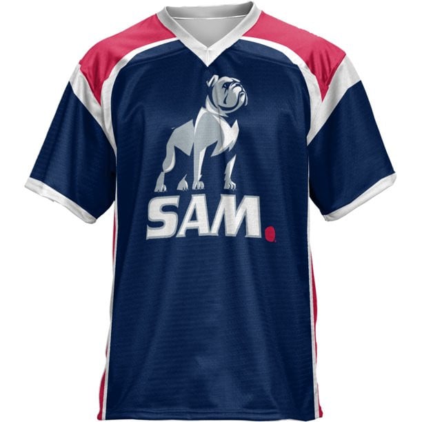 ProSphere Men's Samford Bulldogs University Red Zone Custom Football Fan Jersey