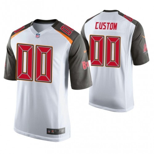 Custom Nfl Jersey, Youth Tampa Bay Buccaneers White Game Customized Jersey