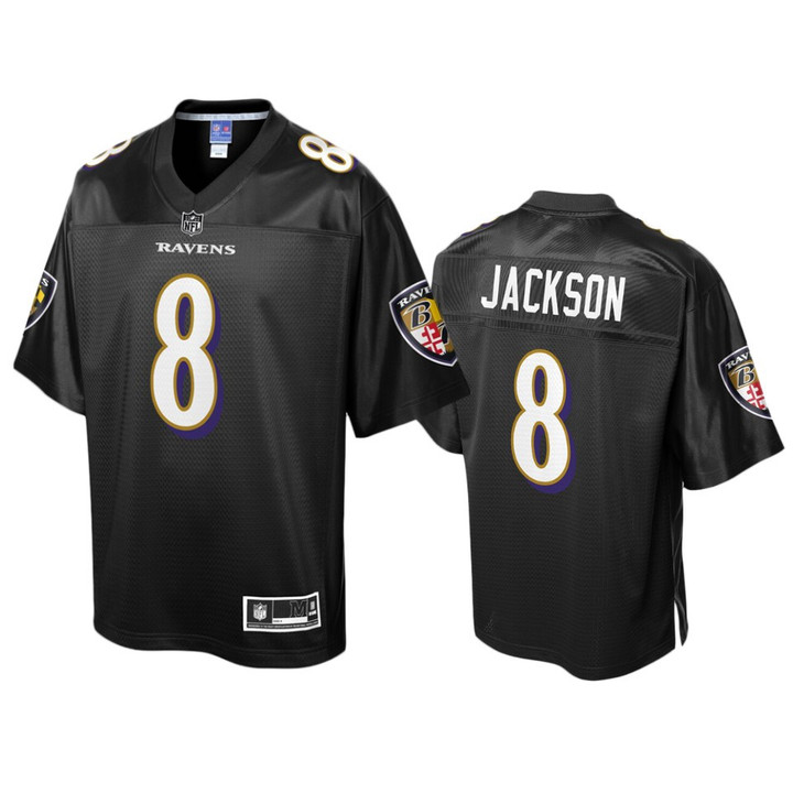 Baltimore Ravens Lamar Jackson Black Pro Line Jersey - Men's