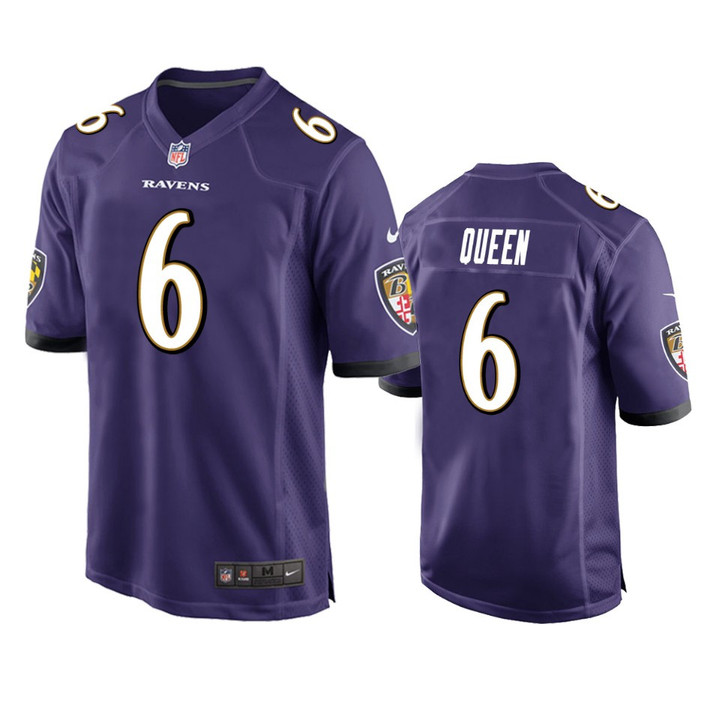 Baltimore Ravens #6 Patrick Queen Purple 2020 Draft Vapor Limited Jersey