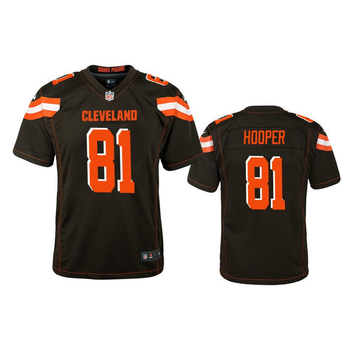 Austin Hooper Cleveland Browns Brown Vapor Limited Jersey - Youth