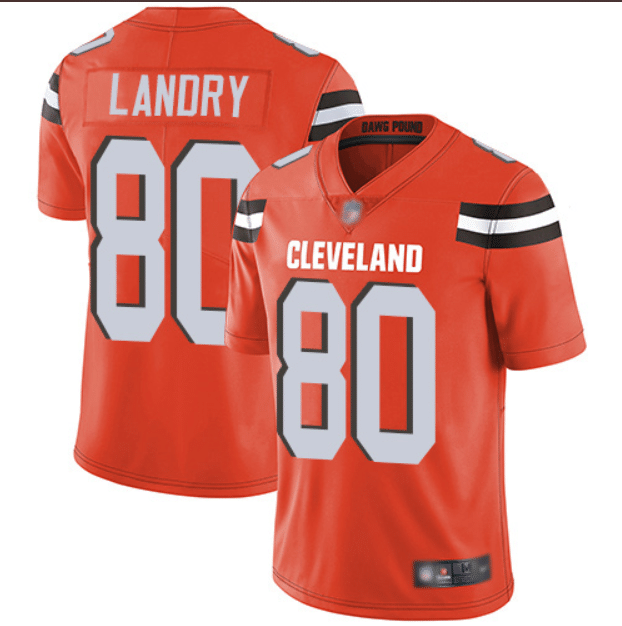 Limited Youth Jarvis Landry Orange Alternate Jersey - #80 Football Cleveland Browns Vapor Untouchable