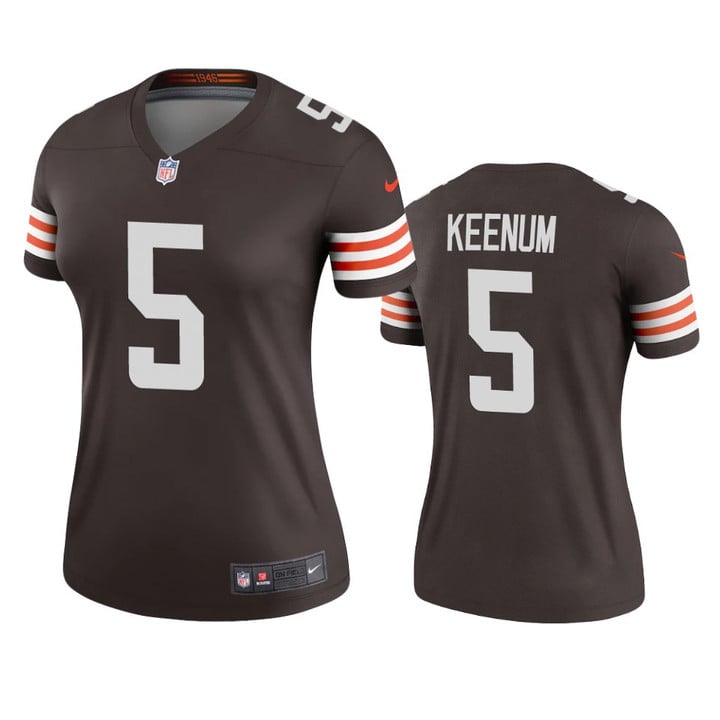 Cleveland Browns Case Keenum Brown Legend Jersey - Women's