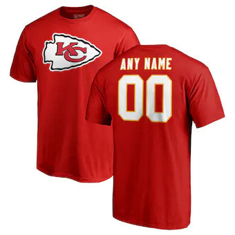 Youth Kansas City Chiefs Customized Icon Shirt - Red