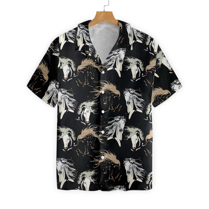 Galloping Horse Shirt For Men Hawaiian Shirt