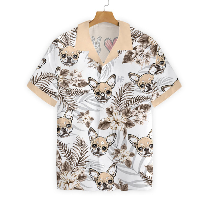 Personalized Peace Love Chihuahua EZ03 2611 Custom Hawaiian Shirt