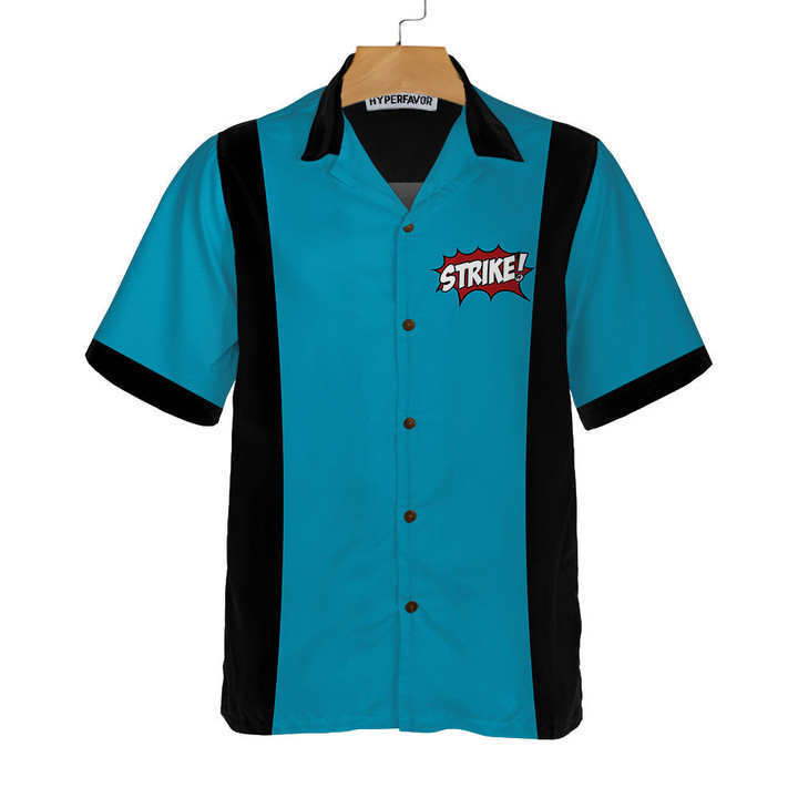 Strike Spare Split Hawaiian Shirt, Funny Bowling Shirt, Best Gift For Bowling Players