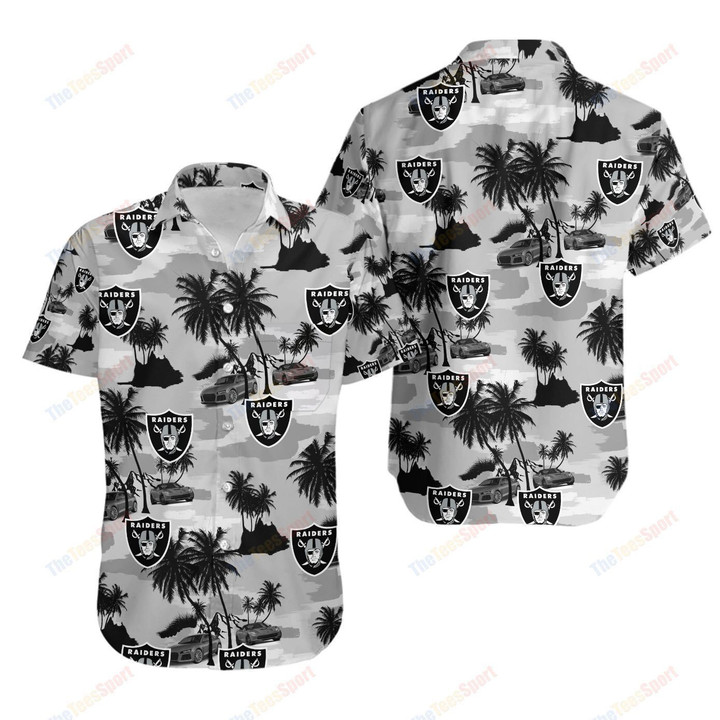 NFL Oakland Raiders Coconut Tree Hawaii 3d Shirt TNT-01118-HWS