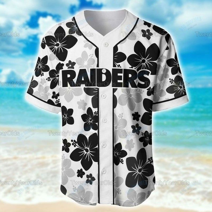 Oakland Raiders Baseball Shirt Men NFL, Jersey NFL Gifts For Fans - Baseball Jersey LF