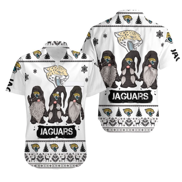 Christmas Gnomes Jacksonville Jaguars Ugly Sweatshirt Christmas 3D Hawaiian Shirt