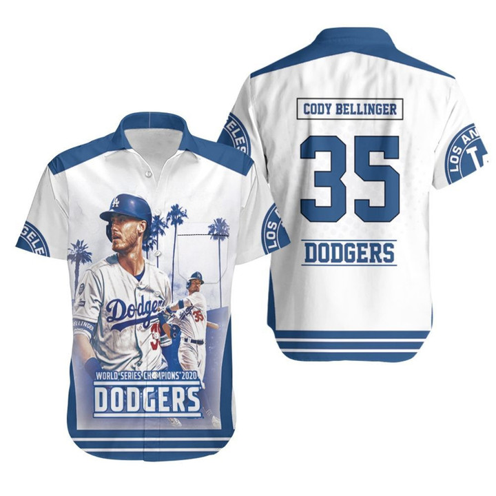 Cody Bellinger 35 La Dodgers Hawaiian Shirt