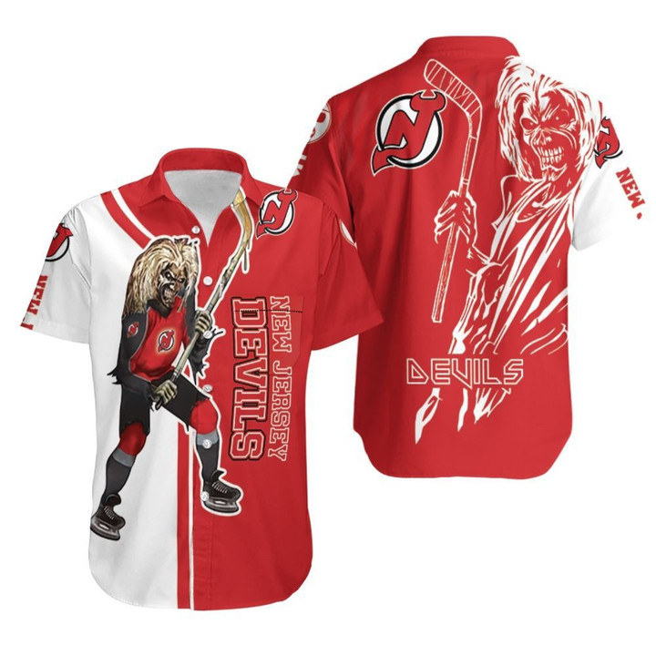 New Jersey Devils And Zombie For Fan Hawaiian Shirt
