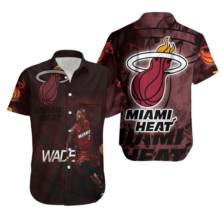 Dwyane Wade 3 Miami Heat Running Legend Player For Fan Hawaiian Shirt
