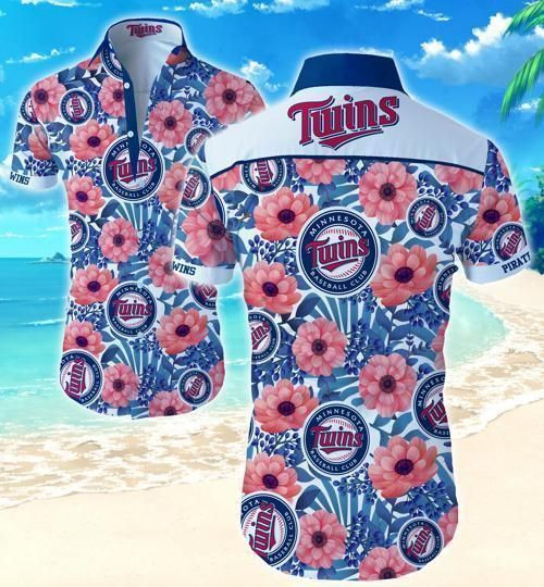 Minnesota Twins Hawaii Fit Body Shirt Summer Button Up Shirt For Men Beach Wear Short Sleeve Hawaii Shirt
