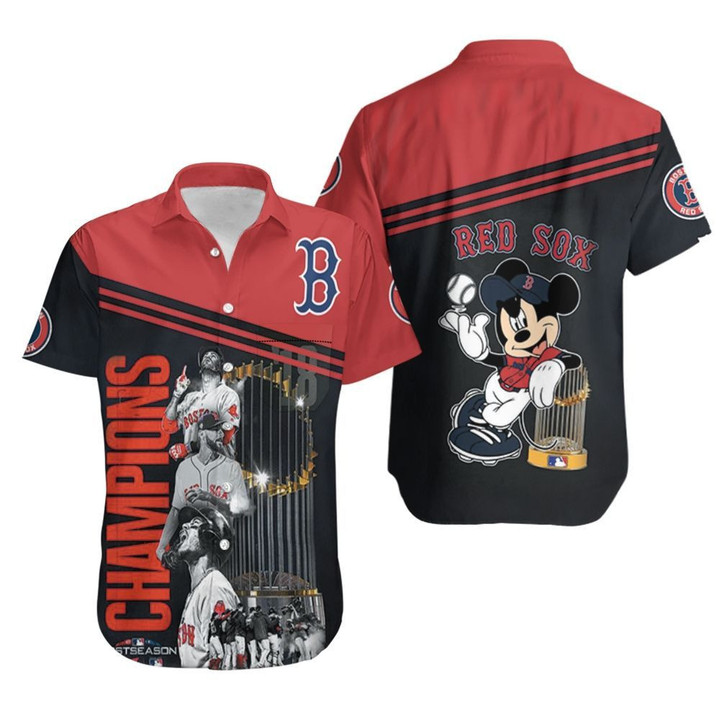 Boston Red Sox Champions Hawaiian Shirt
