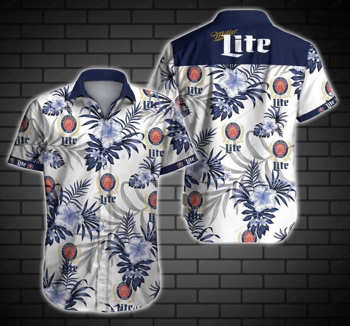 Tlmus Miller Lite Hawaii Shirt Ver 1 Ob4jv Summer Button Up Shirt For Men Beach Wear Short Sleeve Hawaii Shirt