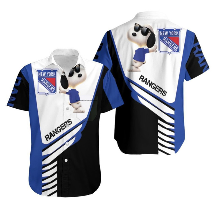 New York Rangers snoopy for lover hoodie Hawaiian Shirt