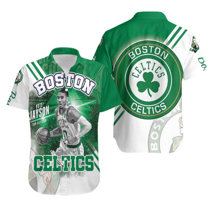 Jayson Tatum 0 Boston Celtics For All Star Hawaiian Shirt