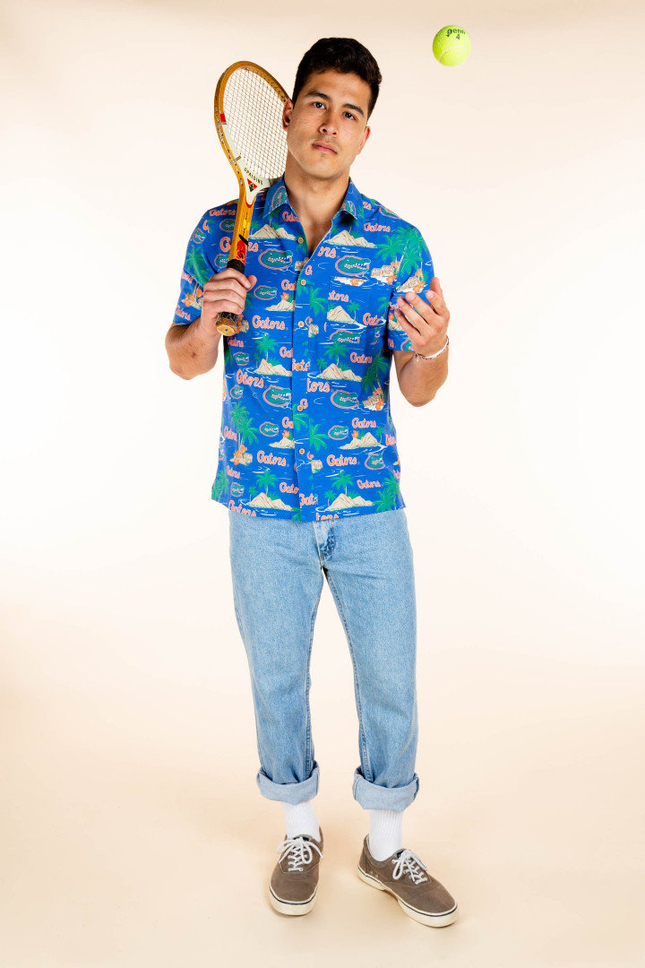 Come On In, The Water's Fine | University of Florida Hawaiian Shirt