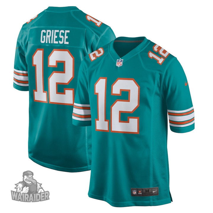 Men's Bob Griese Aqua Miami Dolphins Retired Player Jersey