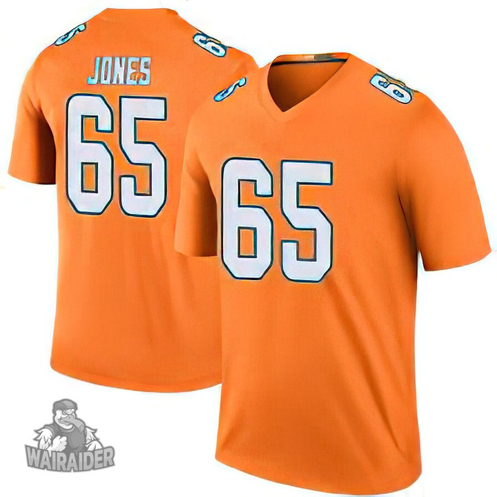 Men's Robert Jones Orange Version Miami Dolphins Jersey