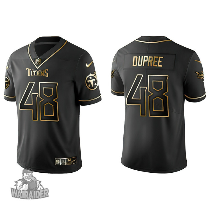 Men's Tennessee Titans Bud Dupree Black Golden Edition Jersey