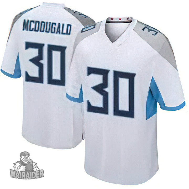 Men's Bradley McDougald #30 Tennessee Titans White Jersey