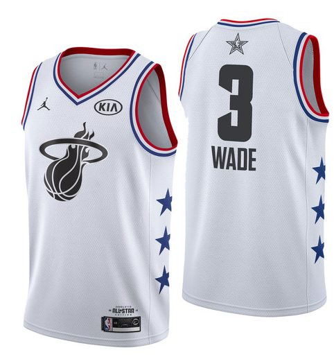 Dwyane Wade Miami Heat #3 All Star 2019 - White