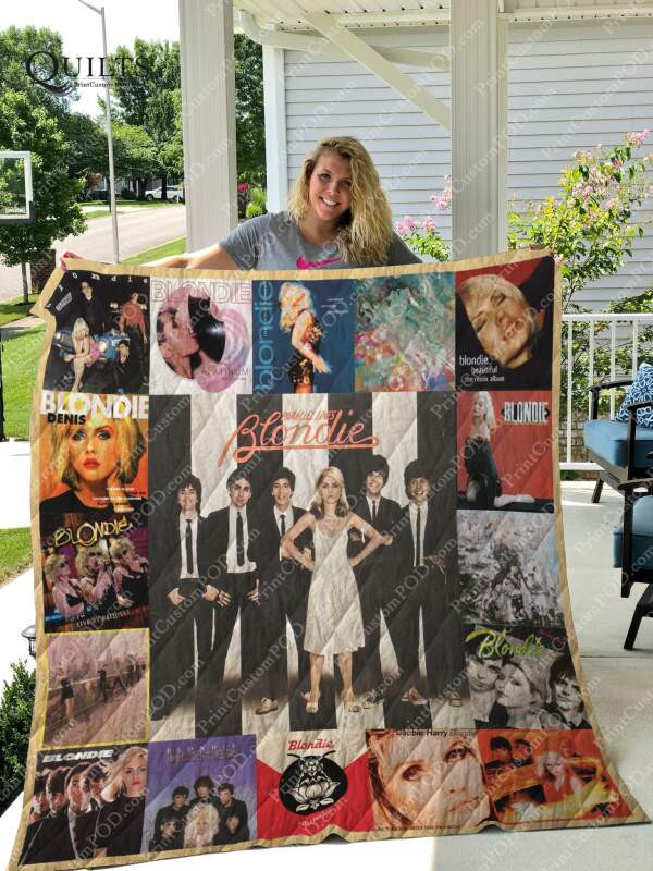 Blondie Albums 3D Customized Quilt Blanket Size Single, Twin, Full, Queen, King, Super King  