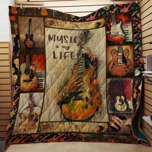 Guitarist 3D Customized Quilt Blanket Size Single, Twin, Full, Queen, King, Super King  