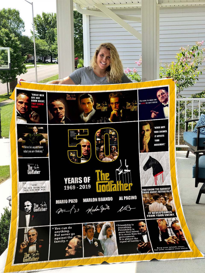 The Godfather 3D Customized Quilt Blanket Banket Size Single, Twin, Full, Queen, King, Super King  