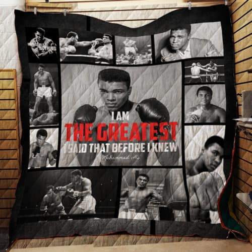 Muhammad Ali 3D Customized Quilt Blanket Size Single, Twin, Full, Queen, King, Super King  