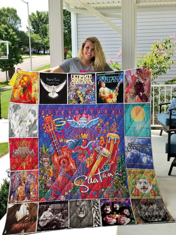 Santana 3D Customized Quilt Blanket Size Single, Twin, Full, Queen, King, Super King  