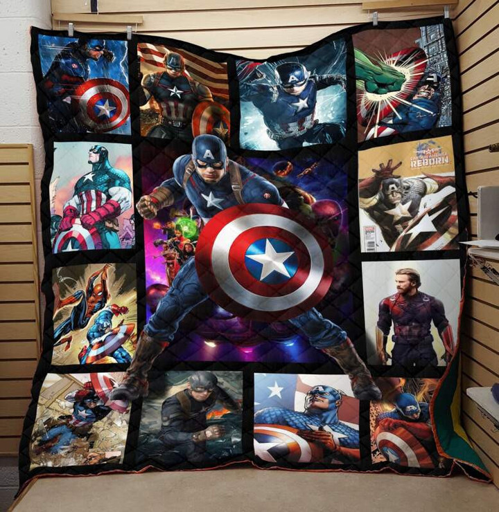 Avengers Quilt Blanket Size Single, Twin, Full, Queen, King, Super King  