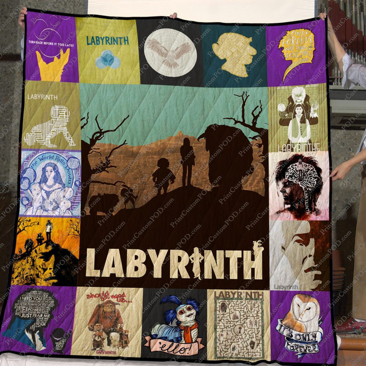 Dd Labyrinth Version 3D Quilt Blanket Size Single, Twin, Full, Queen, King, Super King  