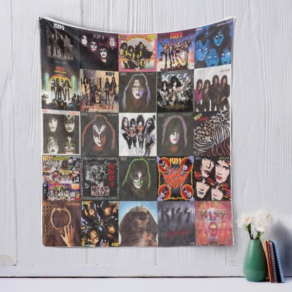 Kiss Two 3D Customized Quilt Blanket Size Single, Twin, Full, Queen, King, Super King  