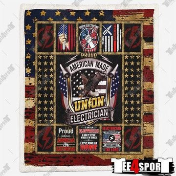 American Electrician 3D Customized Quilt Blanket Size Single, Twin, Full, Queen, King, Super King  