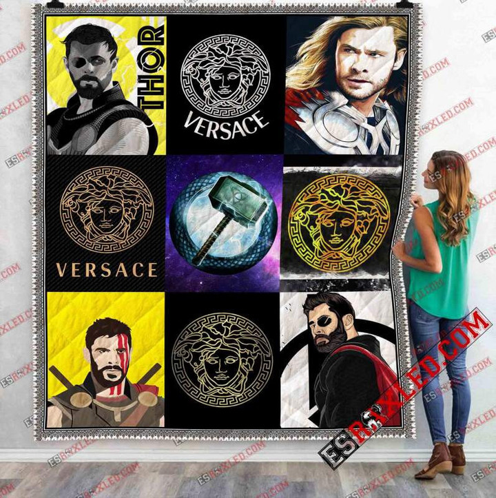 Thor Avenger Marvel Infinity War End Game 3D Customized Quilt Blanket Size Single, Twin, Full, Queen, King, Super King  