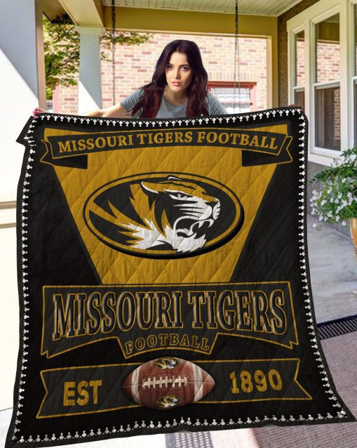 Ncaa Missouri Tigers 3D Customized Personalized 3D Customized Quilt Blanket Size Single, Twin, Full, Queen, King, Super King  