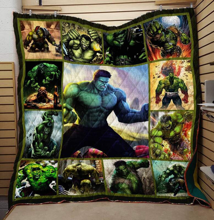 Hulk 3D Customized Quilt Blanket Size Single, Twin, Full, Queen, King, Super King  