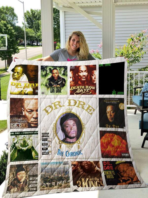 Dr. Dre Albums Quilt Blanket Size Single, Twin, Full, Queen, King, Super King  