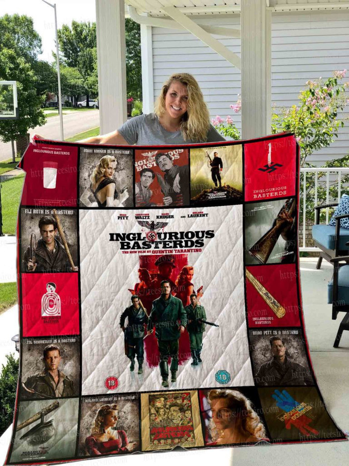 Inglourious Basterds 3D Quilt Blanket Size Single, Twin, Full, Queen, King, Super King  