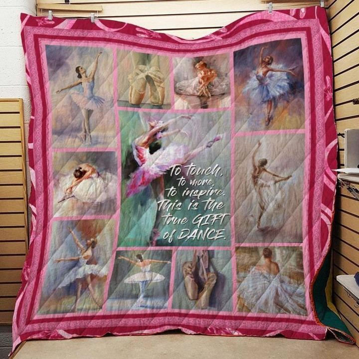 Ballet Gift Of Dance 3D Customized Quilt Blanket Size Single, Twin, Full, Queen, King, Super King  
