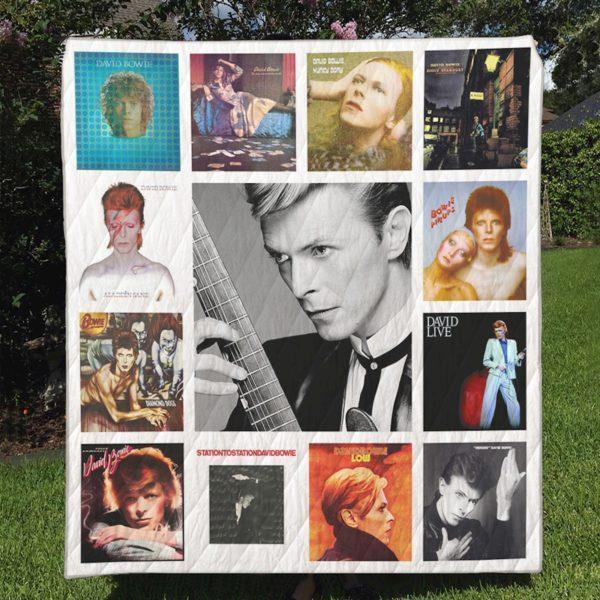 David Bowie 3D Customized Quilt Blanket Size Single, Twin, Full, Queen, King, Super King  